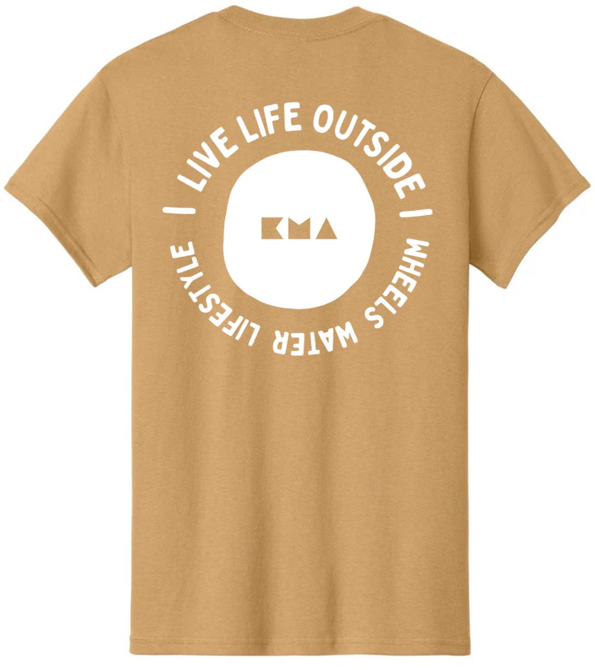 ADULT KMA PEBBLE TSHIRT - LIFE LIFE OUTSIDE