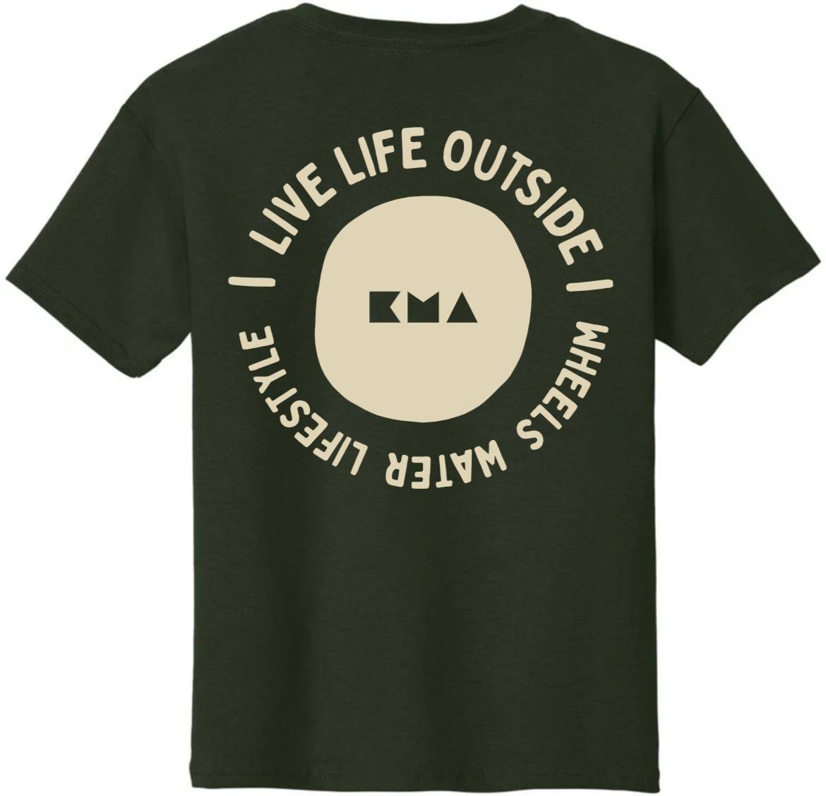 YOUTH KMA PEBBLE TSHIRT - LIFE LIFE OUTSIDE
