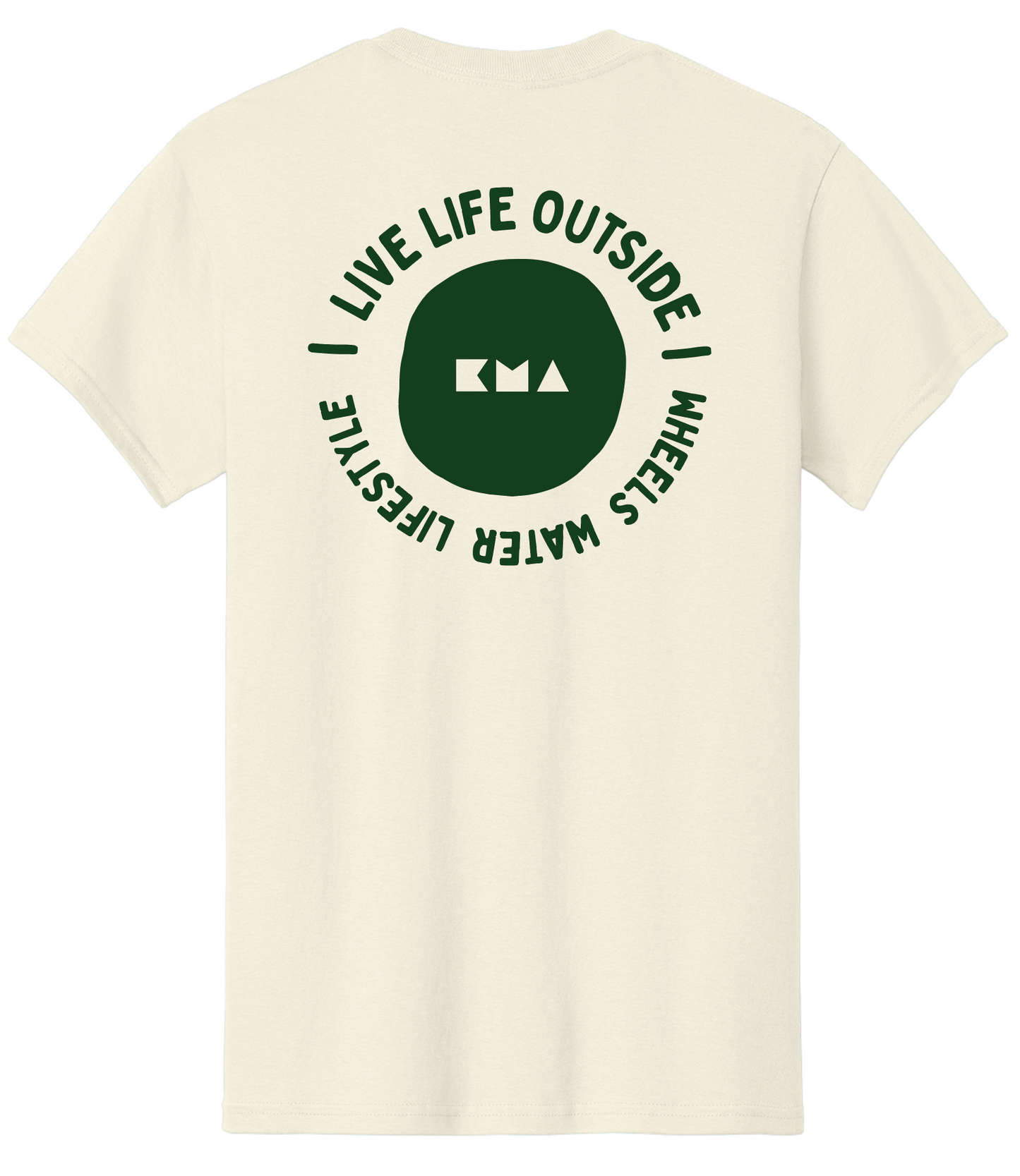 ADULT KMA PEBBLE TSHIRT - LIFE LIFE OUTSIDE