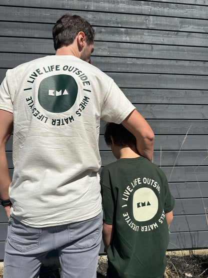 YOUTH KMA PEBBLE TSHIRT - LIFE LIFE OUTSIDE
