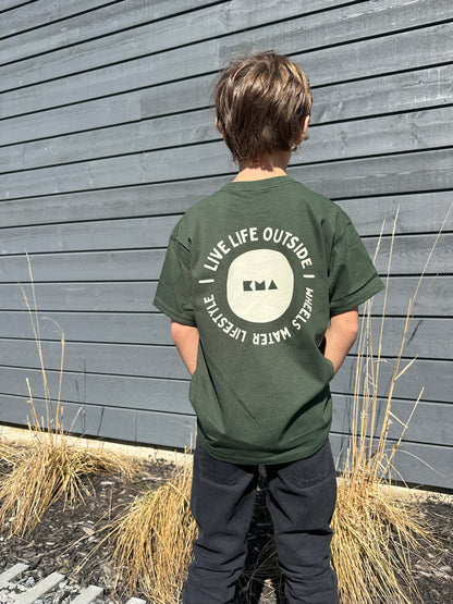 YOUTH KMA PEBBLE TSHIRT - LIFE LIFE OUTSIDE